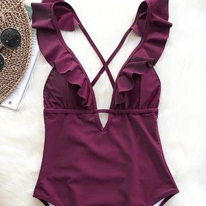 CUPSHE Red One Piece- Never Worn with Tags!